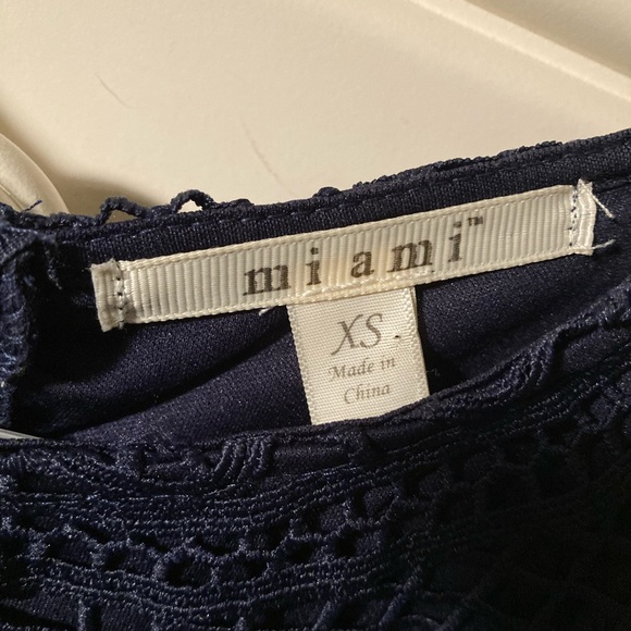 Miami Navy Lace Hoco Dress - Picture 4 of 4